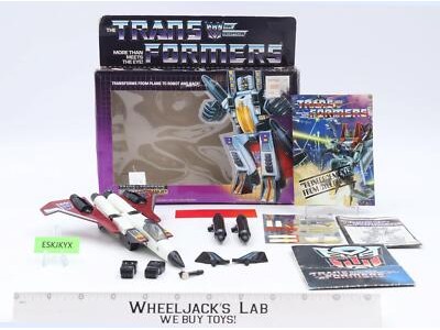 Ramjet 100% Complete W/Box 1985 Vintage G1 Transformers Hasbro Action Figure