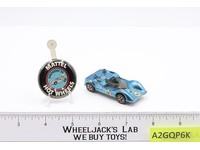 Chaparral 2G Light Blue 1969 Hot Wheels Redline Mattel Vintage w/ Button