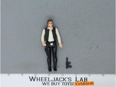 Han Solo SMALL HEAD 100% Complete Star Wars 1978 Vintage Kenner Figure NO REPRO
