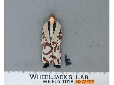 Han Solo Trench Coat 100% Complete Star Wars ROTJ 1983 Vintage Kenner NO REPRO