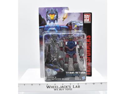 Decepticon Quake &amp; Chasm NEW Deluxe Titans Return Generations Transformers