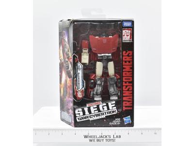 Sideswipe Deluxe MIB Siege War for Cybertron WFC Transformers Action Figure