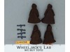 Lot of 4 Jawas 100% Complete Star Wars 1977 Vintage Kenner Figures No REPRO
