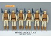 Lot of 6 Complete Hoth Rebel Soldiers Star Wars 1980 ESB Vintage Kenner Figures