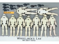 Lot of 9 Complete Star Wars Imperial Stormtroopers 1980s Kenner Vintage Figures