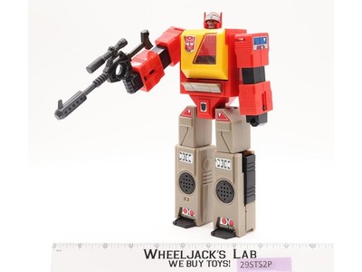 Blaster Hasbro Reissue 100% Complete G1 Transformers Action Figure