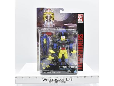 Decepticon Krok &amp; Gatorface NEW Deluxe Titans Return Generations Transformers