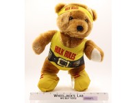 Hulk Hogan Hulkamania Hulk Rules 15" Plush Bear Vintage 1989 WWF Titan Sports