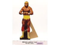 Hulk Hogan 1990 WWF Fan Club 12" Desk Top Diecut Promo Wrestling Standee Standup