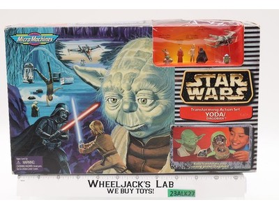 68063 Yoda/Dagobah Action Set Star Wars Micro Machines 1997 Galoob NEW SEALED