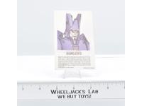 Iron-On Cyclonus Premium 1986 Ziploc G1 Transformers Vintage The Movie