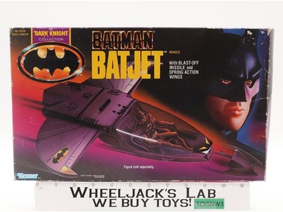 Batjet DC Comics Batman Dark Knight 1990 Kenner Action Figure Vehicle In Box