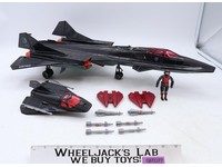 Cobra Night Raven S3P W/ Strato-Viper 100% Complete GI Joe 1986 Hasbro Vehicle