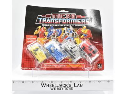 Race Car Patrol WITH BUBBLE Vintage Hasbro 1989 G1 Transformers Action Figure