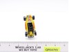 Rock Buster Yellow Hot Wheels Flying Colors 1975 1976 Mattel Vtg Redline HK