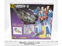 Starscream 22 100% Complete Takara Reissue G1 Transformers Action Figure