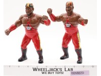 Harlem Heat Tag Team RED VARIANT WCW Wrestling 1994 Toymakers Action Figure