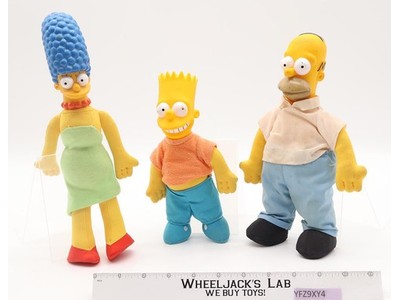 Burger King The Simpsons Family Dolls Homer, Marge, Bart 20th Century Fox 1990