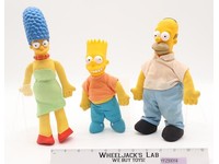 Burger King The Simpsons Family Dolls Homer, Marge, Bart 20th Century Fox 1990