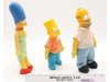 Burger King The Simpsons Family Dolls Homer, Marge, Bart 20th Century Fox 1990