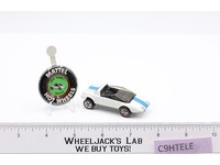 Jack Rabbit Special White Enamel Hot Wheels 1969 1970 Mattel Redline w/ BUTTON