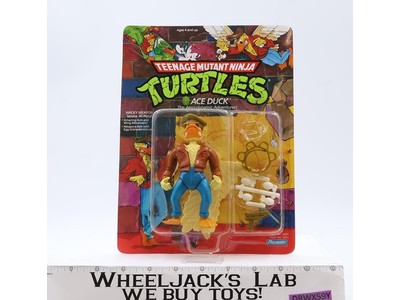 Ace Duck Teenage Mutant Ninja Turtles TMNT 1989 Playmates UNPUNCHED MOSC