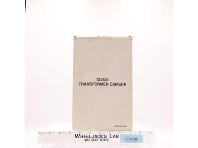 Reflector 100% Complete W/BOX & INSERT 1985 Vintage G1 Transformers Figure