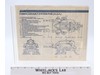Cobra Assault System POD (A.S.P.)1984 ORIGINAL Instructions Blueprints G.I. Joe