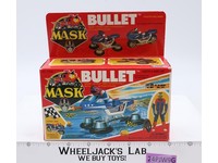 Bullet W/ Ali Bombay 100% Complete W/ BOX M.A.S.K. 1985 Kenner Figure Vehicle