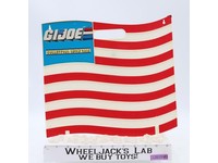 Collector's Showcase Flag Display GI Joe 1986 Hasbro Vintage