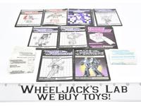 Lot of 12 Instruction Manuals 1985 Hasbro Vintage G1 Transformers Action Figure