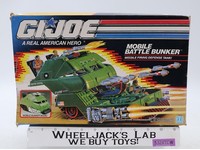 Mobile Battle Bunker 100% Complete GI Joe 1989 Hasbro Action Figure Vehicle