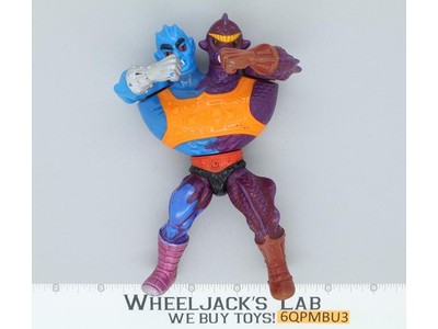 Two Bad Flat Back Masters of the Universe MOTU 1984 Vintage Action Figure.