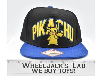 Pikachu Pokemon Black Blue Yellow Men's Hat Cap New Bioworld