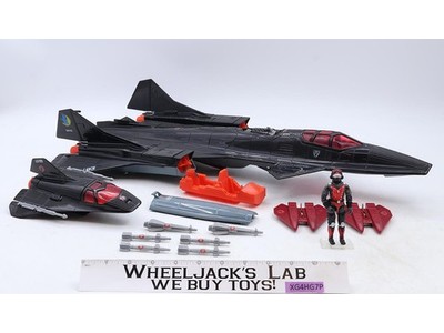 Cobra Night Raven S3P W/ Strato-Viper 100% Complete GI Joe 1986 Hasbro Vehicle