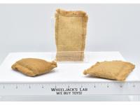 GI Joe Action Soldier Combat Sand Bag 3x #2 Hasbro Accessory Vintage