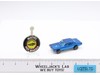 Custom Cougar BLUE Hot Wheels 1967 1968 Redline Mattel RL Blue Int. w/ Button HK