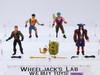 Lot of 4 Action Figures and Accessories Hook Lost Boys 1990s Mattel 4" Vintage