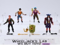 Lot of 4 Action Figures and Accessories Hook Lost Boys 1990s Mattel 4" Vintage