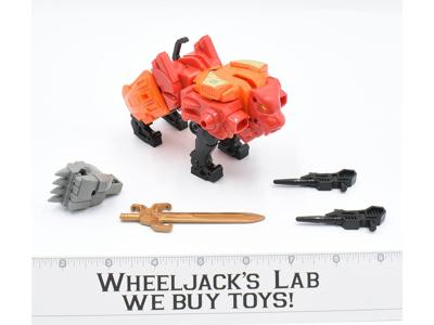 Rampage Predaking * 100% Complete 1986 G1 Transformers Tiger Action Figure