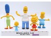 The Simpsons Bendable Family Homer Marge Bart Maggie Lisa 1990 Jesco Figures