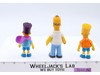 Lot of 3 from The Simpsons Homer Bart Bartman 1990 Mattel Vintage Action Figure