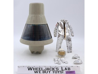 Space Capsule W/ Astronaut Suit & Helmet 12" G.I. Joe Vehicle Hasbro 1966