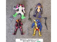 Lot of 4 Evil Space Aliens Goldar Mighty Morphin Power Rangers Bandai Figures