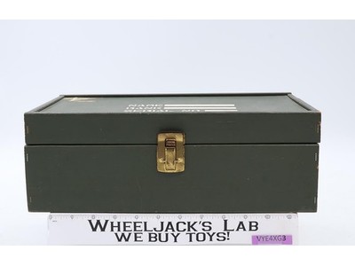 G.I. Joe Wooden Footlocker W/ Tray 1964 Hasbro Vintage Action Figure Accessory
