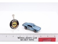 Custom Barracuda Light Ice Blue 1967 1968 Hot Wheels Redline Mattel w/Button