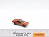 Custom Cougar Orange Hot Wheels 1967 1968 Mattel Redline Spring base plate Vtg