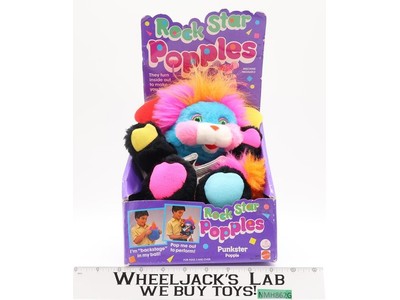 Rock Star Popples Punkster Popple 1986 Mattel NEW MIB Vintage