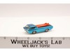 Deora Aqua 1967 1968 Redline Hot Wheels Mattel Vintage RL NO Surfboards USA