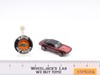 Custom Camaro Red BLACK PAINTED ROOF 1967 1968 Mattel Hot Wheels RL w/ Button